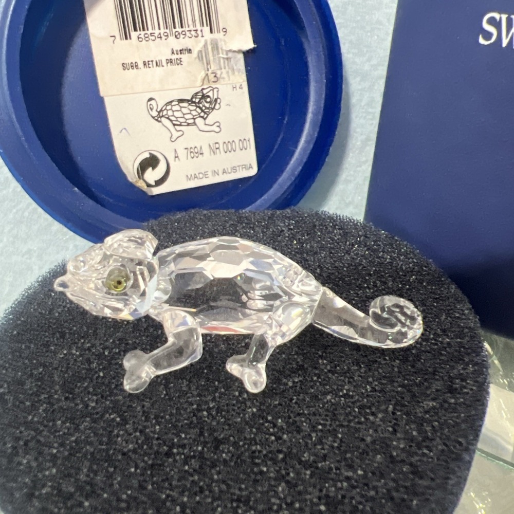 Swarovski Crystal Figurine - Chameleon (with box) - 7694 NR01  - Great condition
